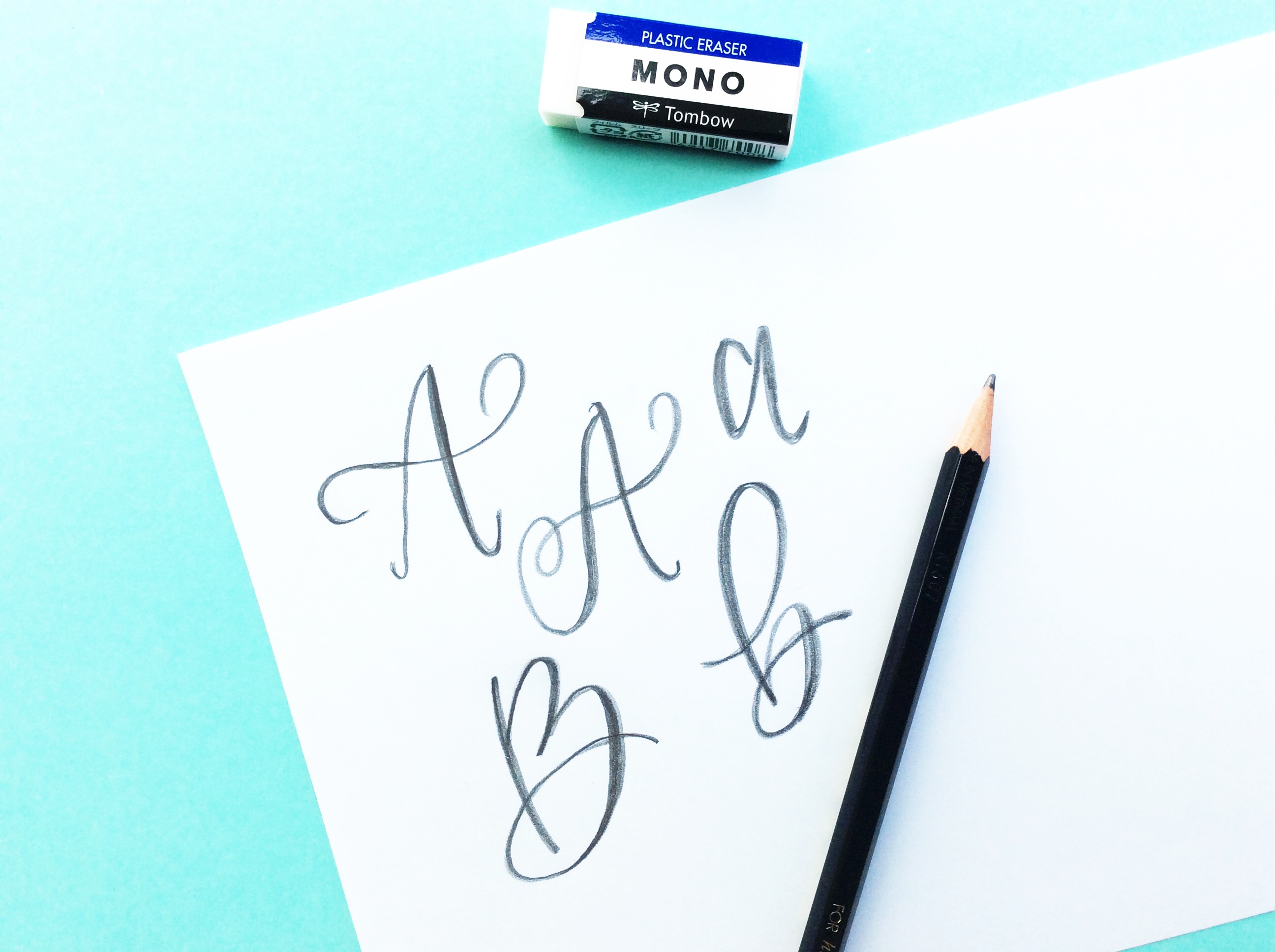 How To Do Pencil Calligraphy For Beginners